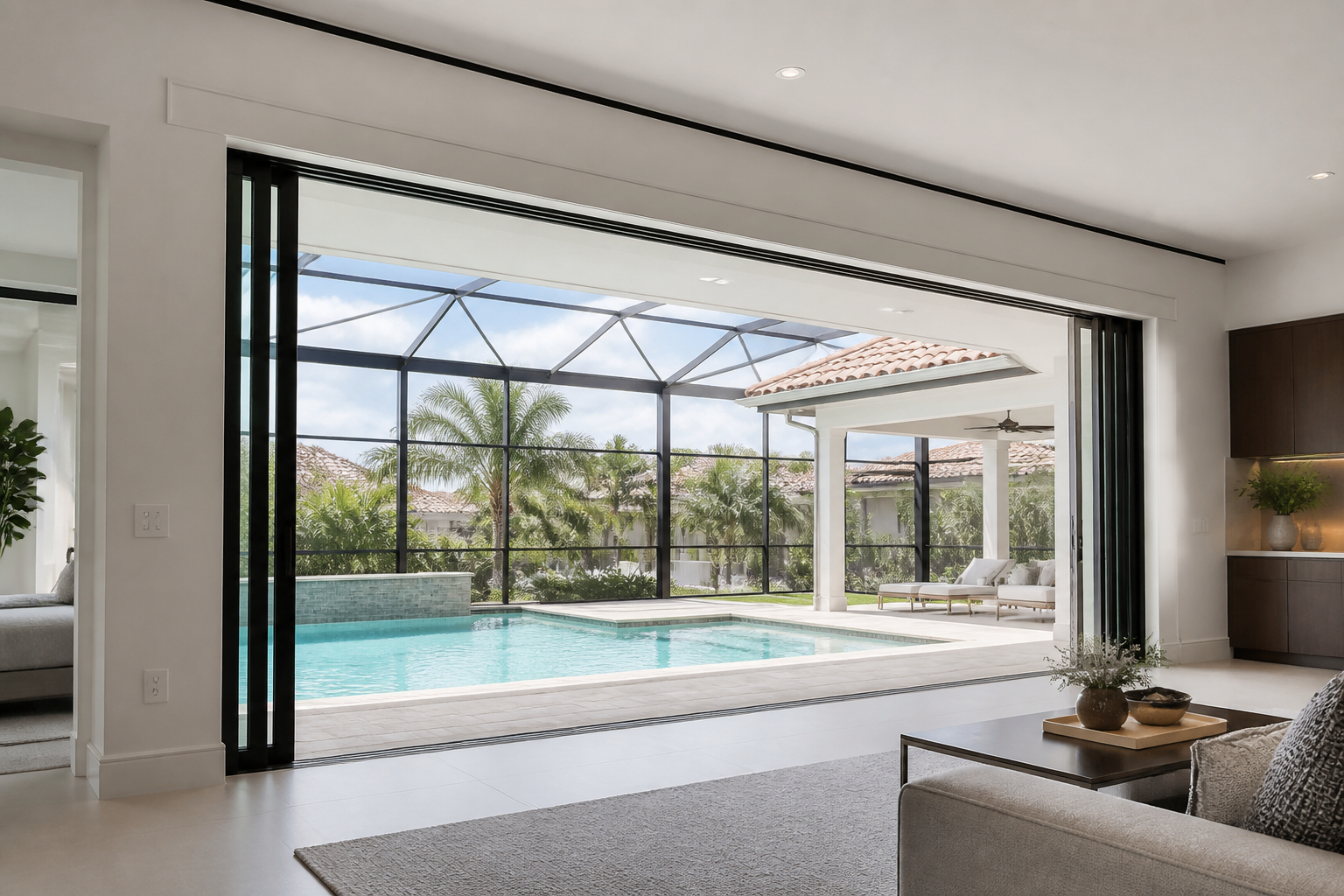 3-Panel Sliding (3-Lite Roller) Windows in Fort Lauderdale, FL | Sightline Windows & Doors Fort Lauderdale - detail 1